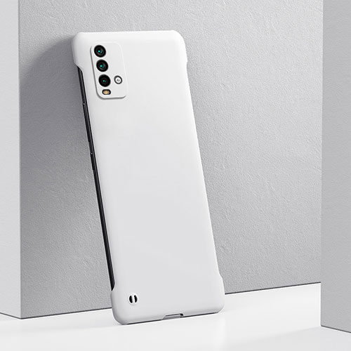 Hard Rigid Plastic Matte Finish Case Back Cover YK5 for Xiaomi Redmi 9 Power White