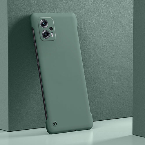 Hard Rigid Plastic Matte Finish Case Back Cover YK5 for Xiaomi Redmi Note 11T Pro+ Plus 5G Green