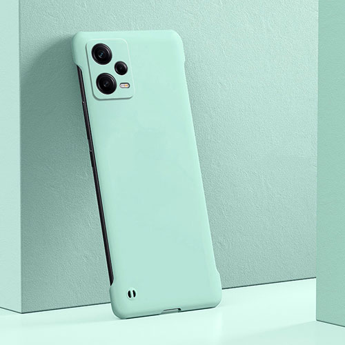 Hard Rigid Plastic Matte Finish Case Back Cover YK5 for Xiaomi Redmi Note 12 Explorer Cyan