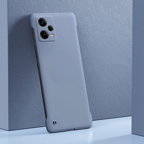 Hard Rigid Plastic Matte Finish Case Back Cover YK5 for Xiaomi Redmi Note 12 Pro+ Plus 5G Lavender Gray