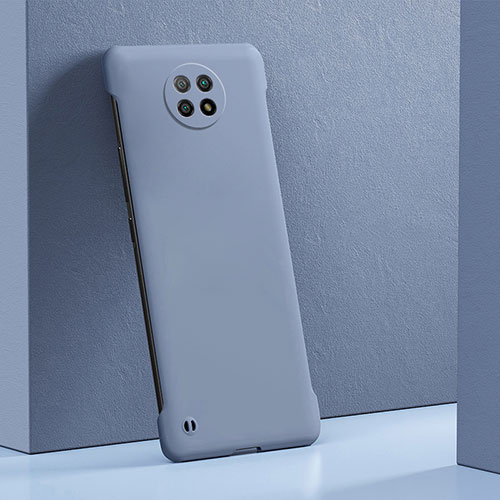 Hard Rigid Plastic Matte Finish Case Back Cover YK5 for Xiaomi Redmi Note 9T 5G Lavender Gray