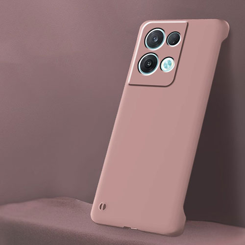 Hard Rigid Plastic Matte Finish Case Back Cover YK6 for Oppo Reno9 5G Pink