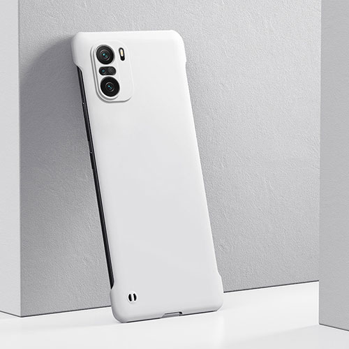 Hard Rigid Plastic Matte Finish Case Back Cover YK6 for Xiaomi Redmi K40 5G White