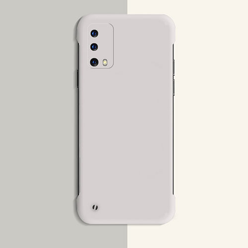 Hard Rigid Plastic Matte Finish Case Back Cover YK8 for Oppo K9 5G White