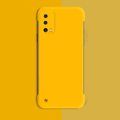 Hard Rigid Plastic Matte Finish Case Back Cover YK8 for Oppo K9 5G Yellow