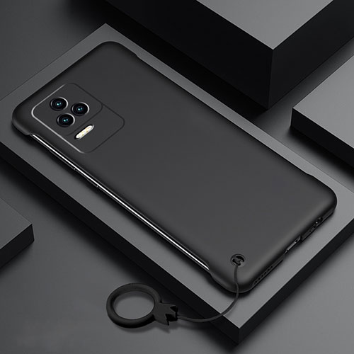 Hard Rigid Plastic Matte Finish Case Back Cover YK8 for Xiaomi Redmi K40S 5G Black