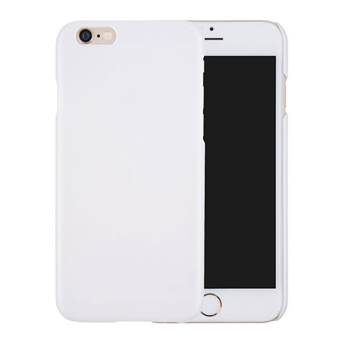 Hard Rigid Plastic Matte Finish Case for Apple iPhone 6 Plus White