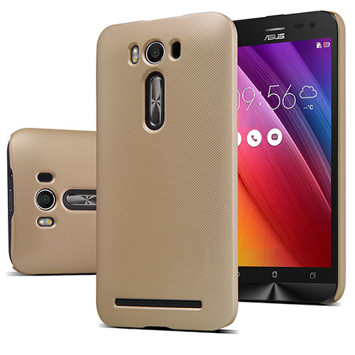 Hard Rigid Plastic Matte Finish Case for Asus Zenfone 2 Laser 6.0 ZE601KL Gold