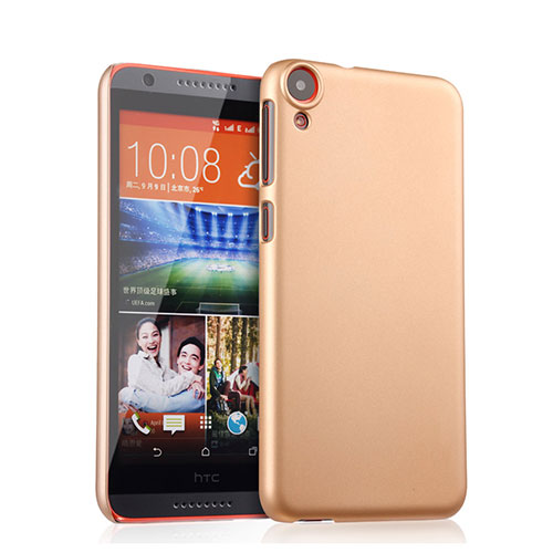 Hard Rigid Plastic Matte Finish Case for HTC Desire 820 Gold