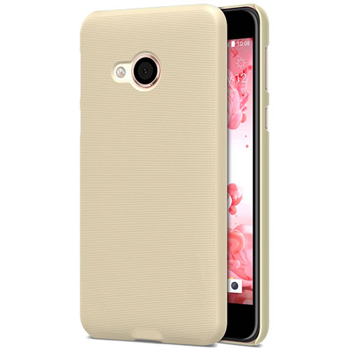 Hard Rigid Plastic Matte Finish Case for HTC U Play Gold