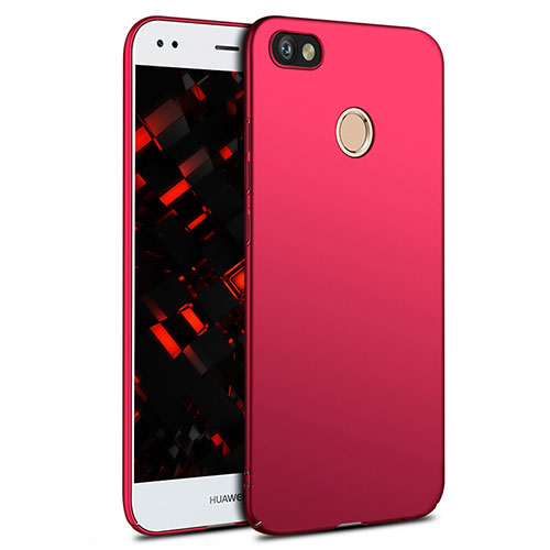 Hard Rigid Plastic Matte Finish Case for Huawei Enjoy 7 Red