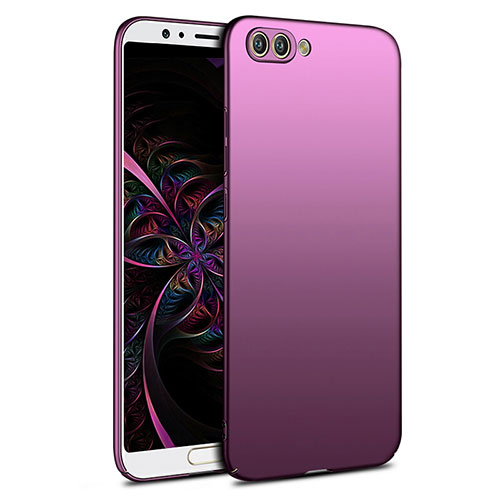 Hard Rigid Plastic Matte Finish Case for Huawei Honor V10 Purple