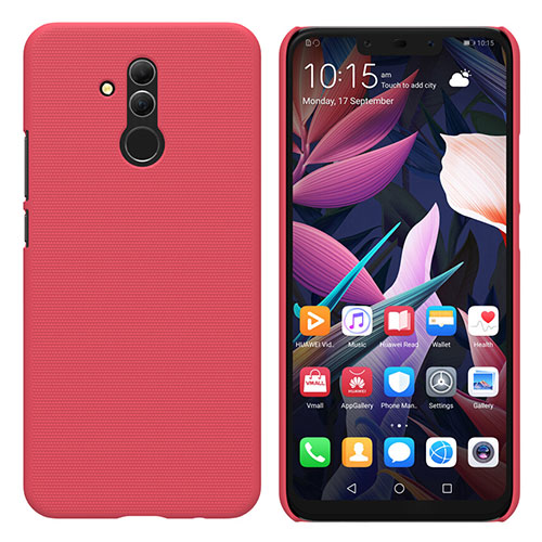 Hard Rigid Plastic Matte Finish Case for Huawei Maimang 7 Red