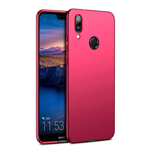 Hard Rigid Plastic Matte Finish Case for Huawei Nova 3e Red