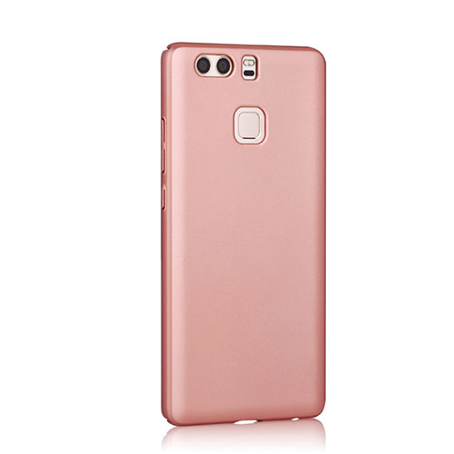 Hard Rigid Plastic Matte Finish Case for Huawei P9 Plus Rose Gold