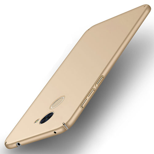 Hard Rigid Plastic Matte Finish Case for Huawei Y7 Prime Gold