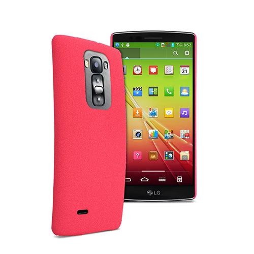 Hard Rigid Plastic Matte Finish Case for LG G Flex 2 Red