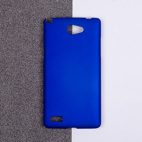 Hard Rigid Plastic Matte Finish Case for LG L Bello 2 Blue