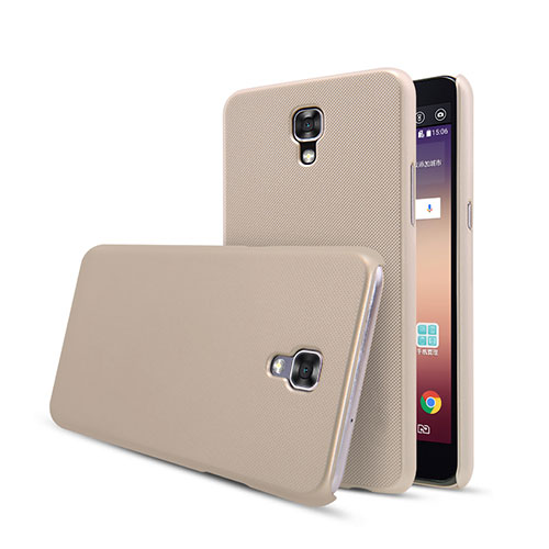 Hard Rigid Plastic Matte Finish Case for LG X Screen Gold