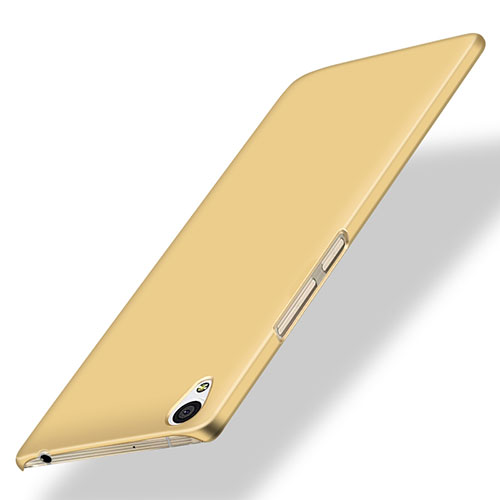 Hard Rigid Plastic Matte Finish Case for OnePlus X Gold