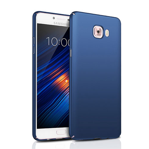 Hard Rigid Plastic Matte Finish Case for Samsung Galaxy C9 Pro C9000 Blue