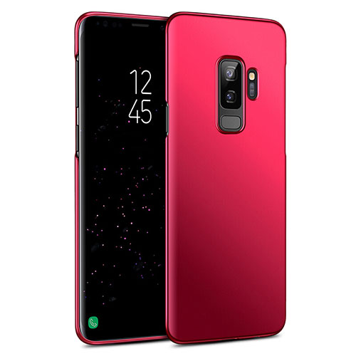 Hard Rigid Plastic Matte Finish Case for Samsung Galaxy S9 Plus Red