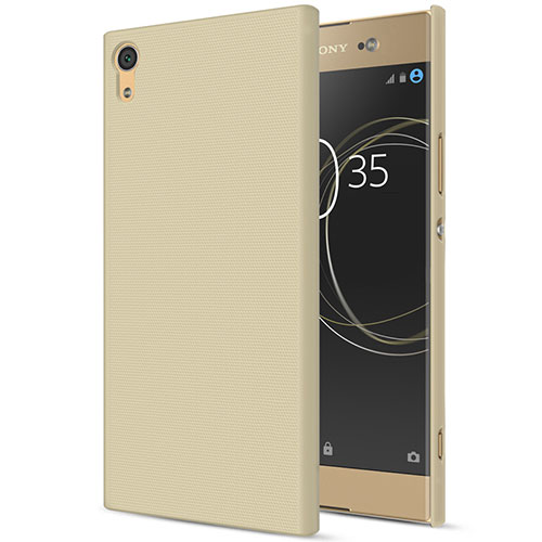 Hard Rigid Plastic Matte Finish Case for Sony Xperia XA1 Ultra Gold