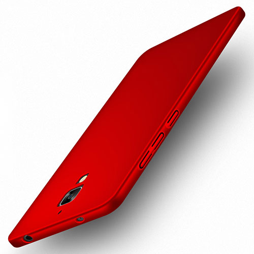 Hard Rigid Plastic Matte Finish Case for Xiaomi Mi 4 Red