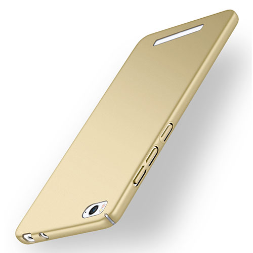 Hard Rigid Plastic Matte Finish Case for Xiaomi Mi 4C Gold