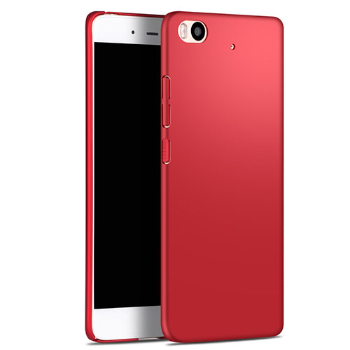 Hard Rigid Plastic Matte Finish Case for Xiaomi Mi 5S Red