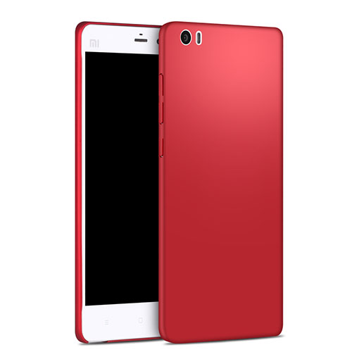 Hard Rigid Plastic Matte Finish Case for Xiaomi Mi Note Red