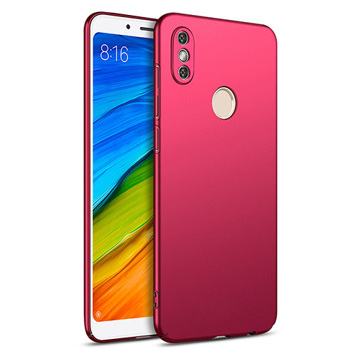 Hard Rigid Plastic Matte Finish Case for Xiaomi Redmi Note 5 AI Dual Camera Red