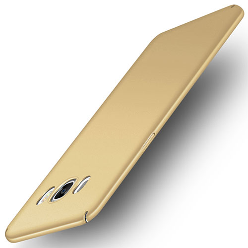 Hard Rigid Plastic Matte Finish Case M01 for Samsung Galaxy J5 Duos (2016) Gold