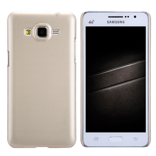 Hard Rigid Plastic Matte Finish Case M02 for Samsung Galaxy Grand Prime 4G G531F Duos TV Gold