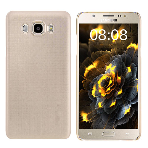 Hard Rigid Plastic Matte Finish Case M03 for Samsung Galaxy J7 (2016) J710F J710FN Gold