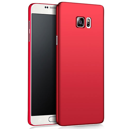 Hard Rigid Plastic Matte Finish Case M03 for Samsung Galaxy Note 5 N9200 N920 N920F Red