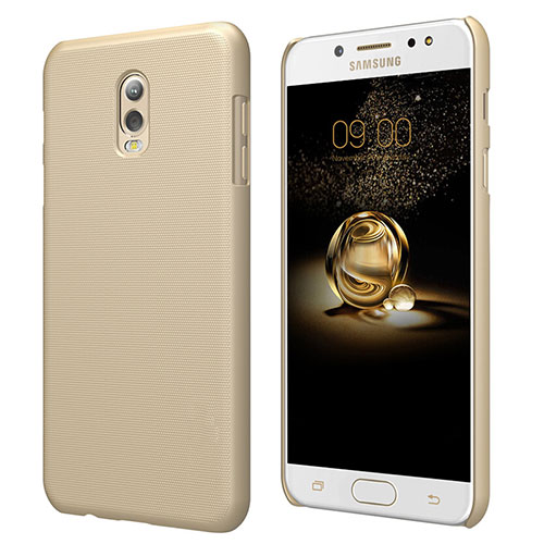 Hard Rigid Plastic Matte Finish Case M04 for Samsung Galaxy C7 (2017) Gold