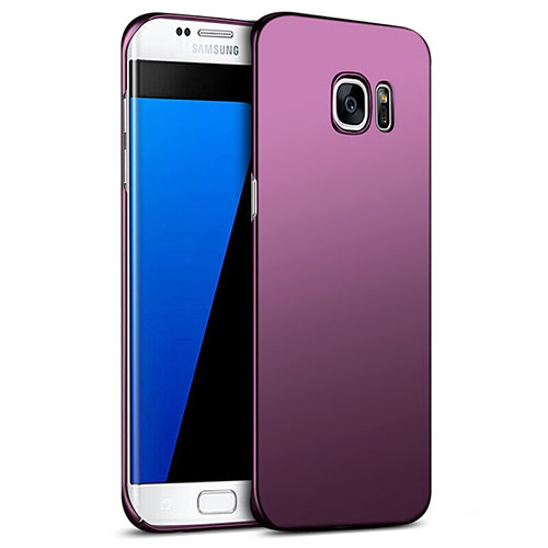 Hard Rigid Plastic Matte Finish Case M09 for Samsung Galaxy S7 Edge G935F Purple