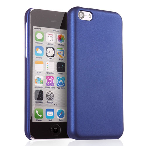 Hard Rigid Plastic Matte Finish Cover for Apple iPhone 5C Blue