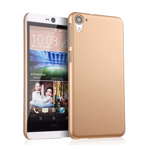 Hard Rigid Plastic Matte Finish Cover for HTC Desire 826 826T 826W Gold