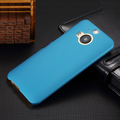 Hard Rigid Plastic Matte Finish Cover for HTC One M9 Plus Sky Blue