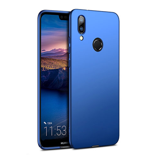 Hard Rigid Plastic Matte Finish Cover for Huawei Nova 3e Blue