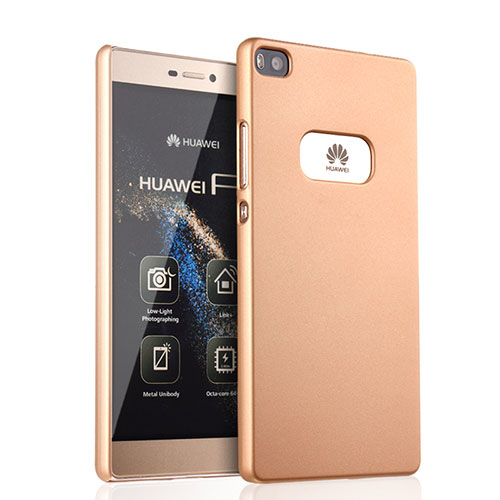 Hard Rigid Plastic Matte Finish Cover for Huawei P8 Gold