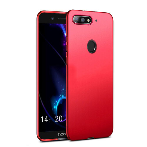 Hard Rigid Plastic Matte Finish Cover for Huawei Y6 Prime (2018) Red