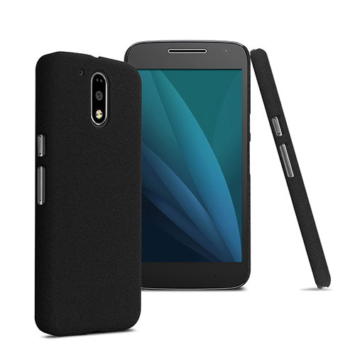 Hard Rigid Plastic Matte Finish Cover for Motorola Moto G4 Plus Black