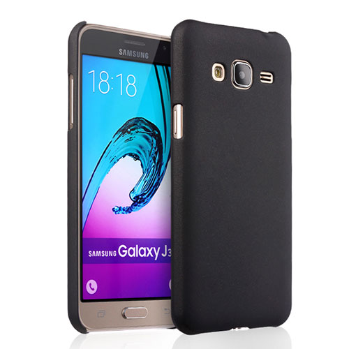 Hard Rigid Plastic Matte Finish Cover for Samsung Galaxy J3 (2016) J320F J3109 Black