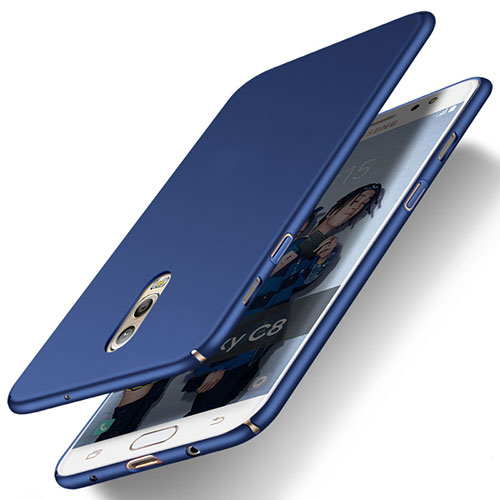 Hard Rigid Plastic Matte Finish Cover for Samsung Galaxy J7 Plus Blue