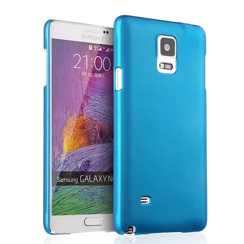 Hard Rigid Plastic Matte Finish Cover for Samsung Galaxy Note 4 SM-N910F Sky Blue