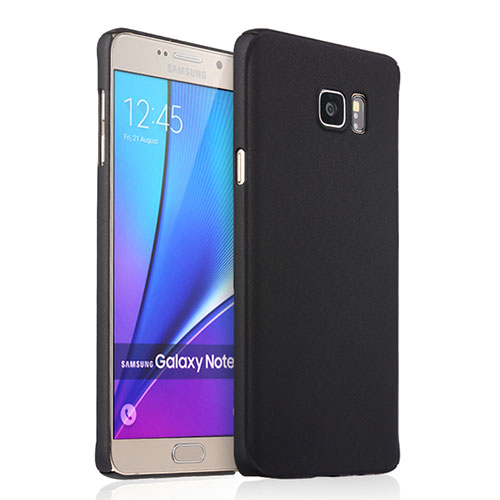 Hard Rigid Plastic Matte Finish Cover for Samsung Galaxy Note 5 N9200 N920 N920F Black