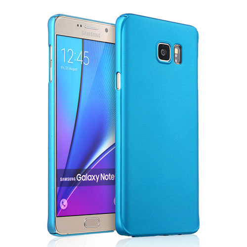 Hard Rigid Plastic Matte Finish Cover for Samsung Galaxy Note 5 N9200 N920 N920F Sky Blue